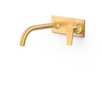 Pièce apparente pour élément encastré de lavabo Project Or Mat 24K - TRES 22130004OM