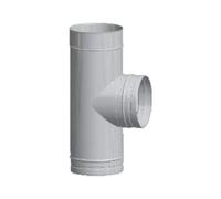 Pièce d' inspection en forme de T 90° H1 - simple paroi - Schiedel PRIMA PLUS 120 mm
