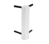 Pièce d'angle pour plinthe Square revêtue blanc