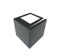 Pièce d'angle pour profilé de balcon en L aluminium anthracite (H= 55 mm)
