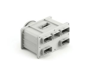 Pièce d'angle VSA, passage libre 500 x 200 mm VSA.W9K.500.200 de Aereco - 420278