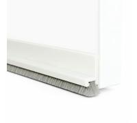 pièce de 100 bandes d'étanchéité à brosse pour bas de porte, anti-insectes et insonorisantes, butée de porte auto-adhésive - Blanc chuan mendi-30mm-100cm