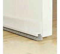 pièce de 100 bandes d'étanchéité à brosse pour bas de porte, anti-insectes et insonorisantes, butée de porte auto-adhésive - Blanc chuan mendi-30mm-100cm