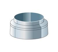 Pièce de fermeture - double paroi - Raab DW-Alkon 100mm
