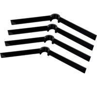 Pièce de rechange 4X de 22 mm pour les poteaux de fixation de la tente de culture Space Booster, accessoires de fixation pour armoire de culture, compatible avec les armoires de culture AC Infinity, C