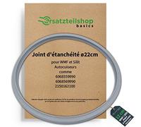 Pièce de rechange Joint d'étanchéité pour autocuiseur Silit et WMF (pour casseroles d'un diamètre intérieur de 22 cm) Joint d'étanchéité pour couvercle Joint d'étanchéité 3 l 4,5 l 6,5 l 8,5 l