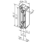 Pièce de rechange ouvre-porte 1418-13 ProFix 2 déverrouillage permanent universel sans DIN gauche / droite
