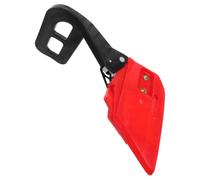 Pièce de Rechange pour Ensemble de Frein de Tronçonneuse, Couvercle | Remplacement Précis, Plastique Renforcé Injecté, Plaque Intégrée, Usage Jardin, Urgence, Rouge