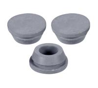 Pièce detachée climatisation SOURCING MAP 3Pcs 18mm Vidange Caoutchouc Bouchon Remplacement pour Mini-Split Fenêtre AC Gris