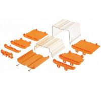 Pièce dextrémité de boîtier pour rail Weidmüller AP 100 1185060000 plastique orange 108.2 x 27.2 x 23.8 20 pc(s)