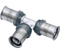 Pièce en T emboutie en métal G2 25 x 25 x 25 mm 25 x 25 x 25 mm