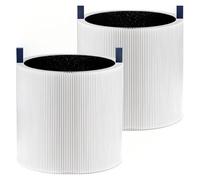 Pièce Filtrante, Compatible For Blueair Blue Pure Mini Max | Feuille de composant de maille de remplacement de filtre à air de noyau carbonisé en couches plissées cylindriques