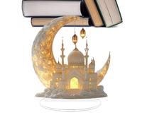 Pièce Maîtresse Festive Château - Lune En Acrylique 2D Décoration De Fête | Panneau Central Pour Table - Salon Salle À Manger Chambre Bureau Bibliothèque Cheminée Meuble TV