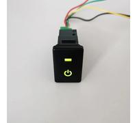 Pièces automobiles Bouton de commutation verrouillage du différentiel avant et arrière DRL vert pour Auris, Innova, Fortuner, Alphard, Hilux 2017 - 2022(Power)
