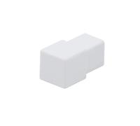 Pièces d'angle pour profilé carré en PVC blanc (H= 7 mm)
