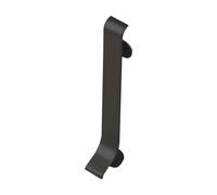 Pièces de jonction pour plinthe aluminium noir mat (H= 60 mm)