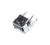 Pièces de Rechange Bouton-Poussoir 50PCS Mini Micro Momentané Tactile 6 * 4,3/5/6/7/8/9,5 mm Angle Droit avec Stent Broches DIP Switch zgd (Couleur : Argent Taille 6X6X9(6X6X7MM)