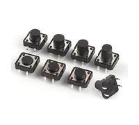 Pièces de rechange Bouton Switch 10PCS Tactile Tact Mini Poussoir Micro 12x12 12 * 4.3mm 5mm 6 7 8 9 10 11 mm 4Pinc(12x12x10mm)