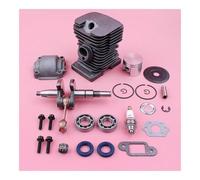 Pièces de rechange Compatible avec tronçonneuse compatibles avec MS180 018, y compris le carter de moteur de joint d'huile de roulement de vilebrequin et le kit de piston de cylindre de 38 mm