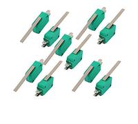 Pièces de rechange Fin course 10 pièces momentané long droit charnière bras levier 1NO 1NC Micro fin vert KW3-0Z longueur 50MM