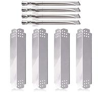 Pièces de Rechange pour Barbecue Nexgrill 4 brûleurs 720-0830H, Nexgrill 720-0888, 720-0888N, Tubes de brûleur de Barbecue en Acier Inoxydable et plaques de Tente de Bouclier Thermique, kit de