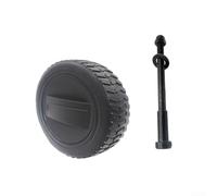 Pièces de rechange pour roue de barbecue Traeger - Roulettes silencieuses en caoutchouc pour chariot de barbecue extérieur