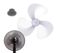 Pièces de rechange pour ventilateur,Pièces Électriques Universelles 40,6 Cm Et Cache-Écrou - Pales Ventilateur Mural Rechange | intérieur extérieur maison bureau cuisine garage camping table mur