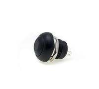Pièces de rechange Tactile Tact Push Button 7 pièces/lot 12mm bouton poussoir interrupteur en métal auto-réinitialisation Non verrouillage Micro étanche rond cuivre Switch(Nero)