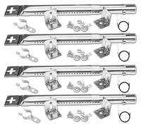 Pièces de rechange universelles pour brûleurs à gaz (31 cm à 45 cm) pour Landmann Triton, Enders Monroe, Tepro, Taino, Barbecook, Proficook, Campingaz, Outback, accessoires pour brûleurs réglables en