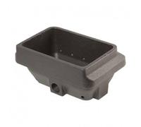 Pièces détachées Brasero en fonte creuset pour poêle à granulés 165 x 106 mm H : 75 mm bouche : 142 x 84 mm
