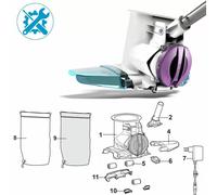 Pièces détachées pour aspirateur Telsa 90 Kokido EV90 - Sac filtrant limon extra fin