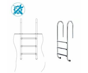 Pièces détachées pour échelle inox Ubbink - Lot de 2 vis pour fixation 1 marche
