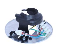 Pièces détachées pour ventilateur 50566 Builder Elite Nickel Support de fixation Hunter Fans