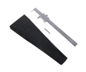 Pied à coulisse avec chariot coulissant, 300 x 0,05 mm | Marquage parallèle et mesure de la pièce à travailler, vernier coulissant manuel, manchon de rangement pour l'organisation