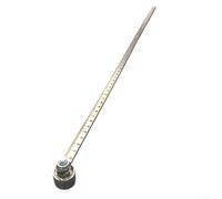 Pied à coulisse de positionnement pour guide de coupe compatible avec les scies circulaires, rail en métal réglable pour bois, plastique et coupes droites en atelier, argenté (A)