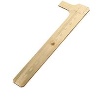 Pied à coulisse en laiton, étrier de mesure en acier inoxydable, outil de précision pour règle de poche 120 mm, Handcraft Tools