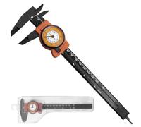 Pied à coulisse numérique 0-150 mm Corps en plastique ABS Outil de mesure de précision pour atelier - pour une lecture facile du cadran et du cadran Résolution 0,01 mm