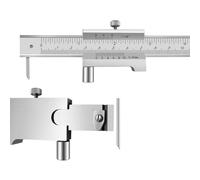 Pied À Coulisse Parallèle, 0-200mm (0-8 Inch) en Acier Inoxydable, Pied À Coulisse Circulaire Croisé Avec Aiguille en Carbure, pour Jauge de Marquage