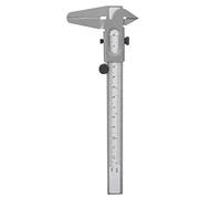 Pied à coulisse Vernier, Pied à coulisse en métal de haute précision Pied à coulisse de mesure manuelle Outils Règle de micromètre pour mesurer le diamètre intérieur et le diamètre extérieur(5inch)