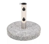 Pied Base Socle De Parasol Granite Tube En Acier Inoxydable Rond 22 Kg Helloshop26 2202092 Multicolore