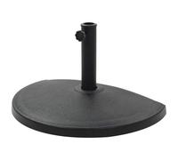 Pied Base Socle Demi-Rond De Parasol Résine Diamètre 38 Et 48 Mm 15 Kg Noir Helloshop26 2202093 Multicolore