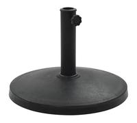 Pied Base Socle Rond De Parasol Résine Diamètre 38 Et 48 Mm 10 Kg Noir Helloshop26 2202081 Multicolore