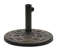 Pied Base Socle Rond De Parasol Résine Diamètre 38 Et 48 Mm 11 Kg Bronze Helloshop26 2202083