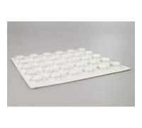 Pied d'appareil TOOLCRAFT 2125C60-C autocollant, rond transparent (Ø x h) 12.7 mm x 3.5 mm 60 pc(s)
