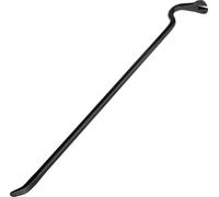 Pied-de-biche / pied-de-biche - Fer à décoffrer forgé - 90 cm - Acier trempé - Modèle courbé - Pour la construction et la démolition