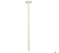 Pied de boîte aux lettres - BURG WACHTER - Acier galvanisé beige - Diamètre 40 x 1150 mm