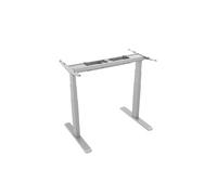 Pied de bureau motorisé assis-debout, Hauteur 62- 128 cm, Gris