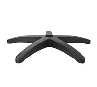 Pied de Fauteuil de Bureau Noir 5 Branches 300 mm Nylon pour Vérin 50 mm