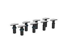 Pied de fixation BetteLevel B57-0422 de plus de 1200 mm, pour receveur de douche et surface de douche