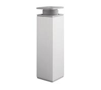 Pied de meuble réglable - aluminium - tube carré 40x40 mm - 100 mm GTV